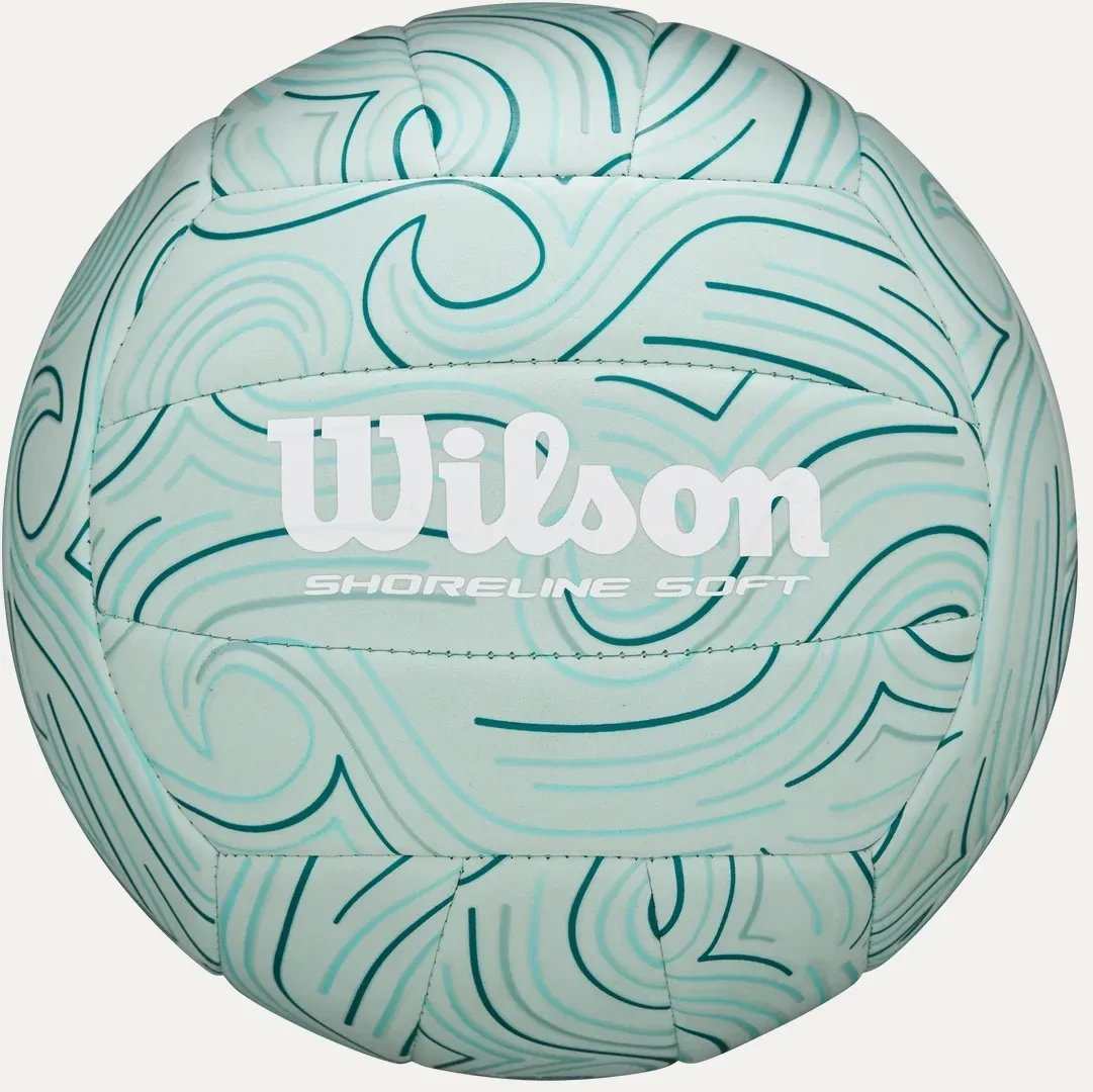 Мяч для пляжного волейбола Wilson Shoreline Soft Gen Green Vb Bl Of WV4007401XBOF (5 размер)