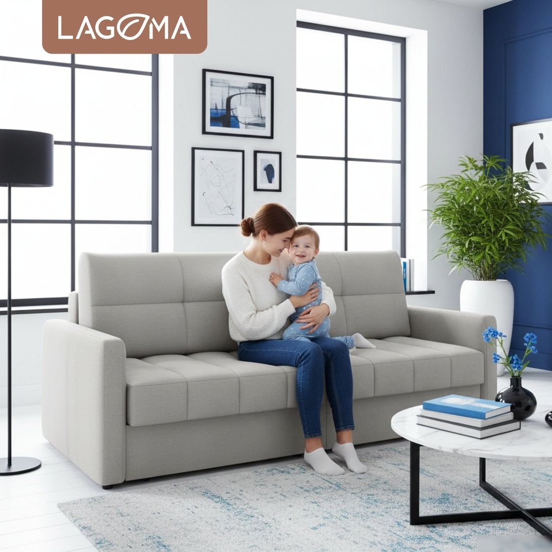 Диван Lagoma Стил (Camel Steel)