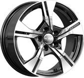 Литые диски K&K КС1053 16x6.5" 5x114.3мм DIA 66.1мм ET 40мм Алмаз черный