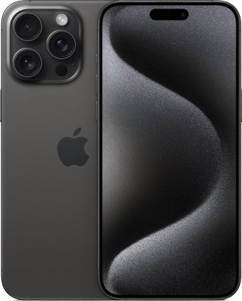 Телефон Apple iPhone 15 Pro Max 1TB (черный титан)