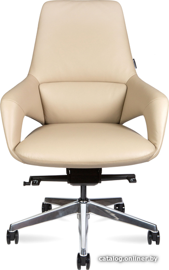 Кресло Norden Шопен LB FK 0005-B Beige Leather (кожа бежевая/алюминий)