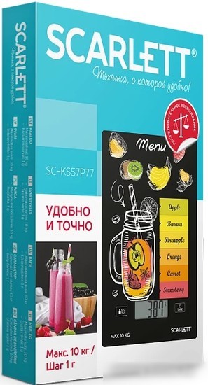 Кухонные весы Scarlett SC-KS57P77