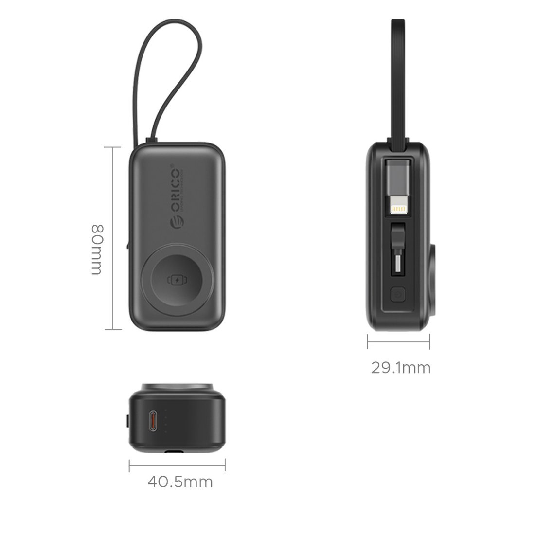 Внешний аккумулятор Orico S18-A 5000mAh (черный)