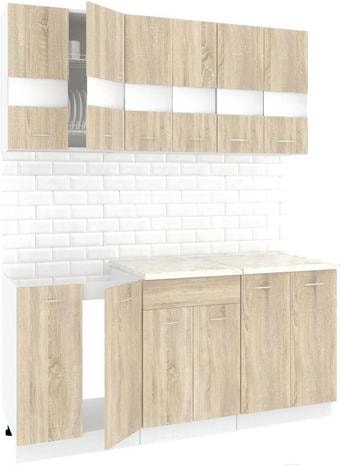 Кухня Кортекс-мебель Корнелия Экстра 1.7м (дуб сонома/марсель)