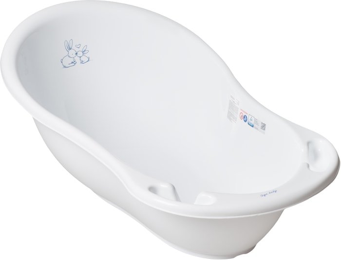 Ванночка для купания Tega Кролики KR-004-103 (белый)