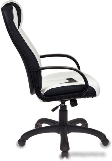 Кресло Бюрократ VIKING-8/WH+BLACK (белый/черный)