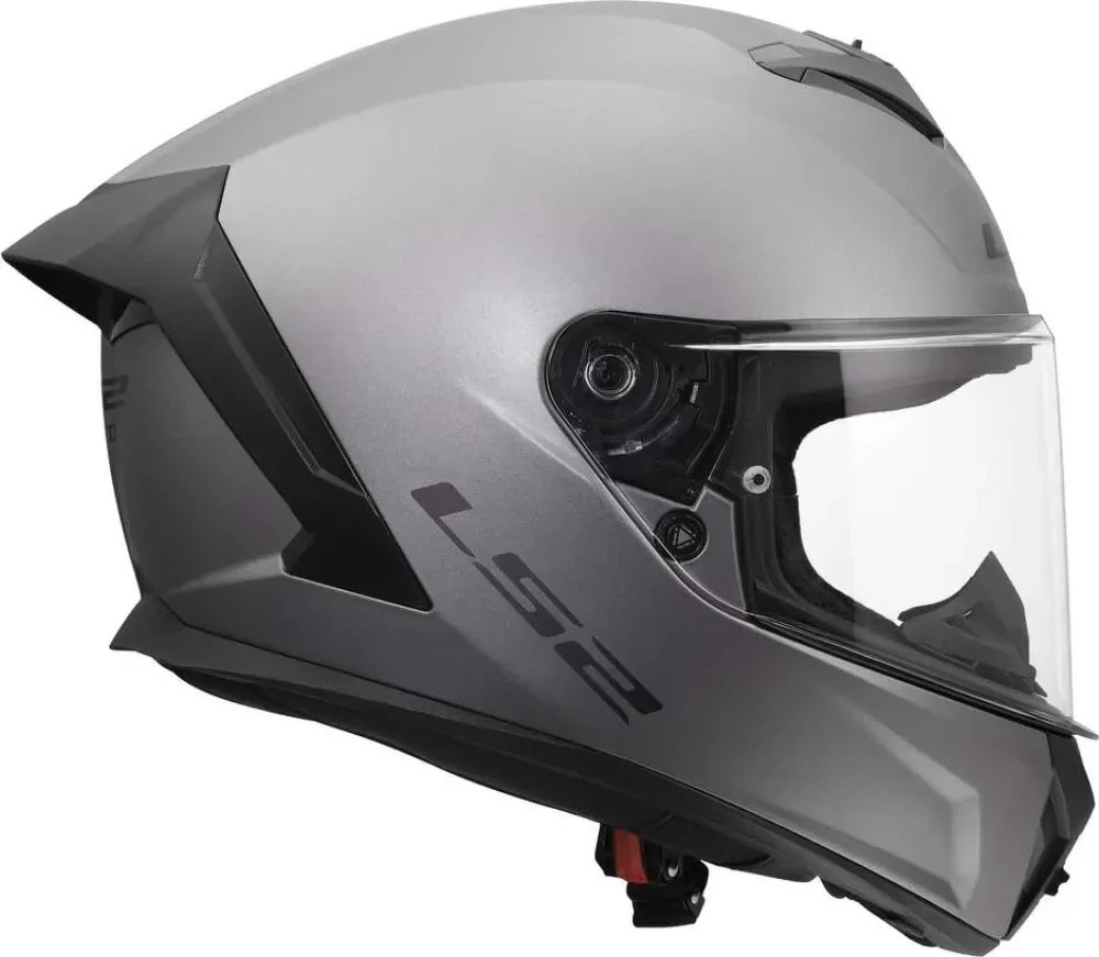 Мотошлем LS2 FF820 Rapid III Solid (3XL, матовый титан)