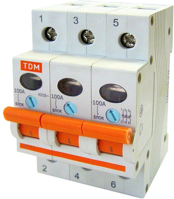 Выключатель нагрузки TDM Electric SQ0211-0023 (мини-рубильник)