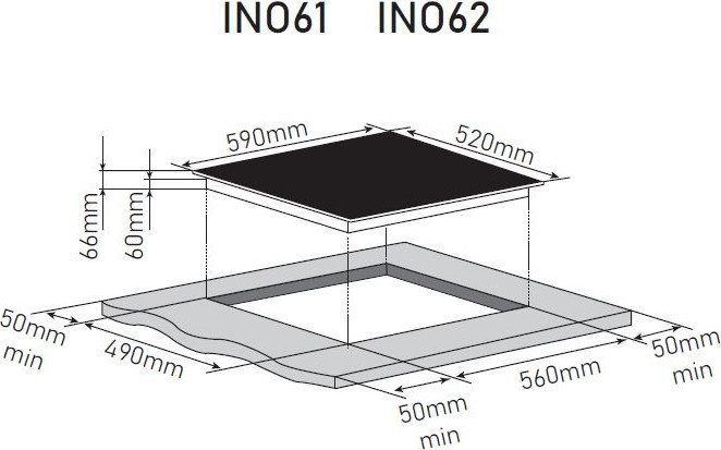 Варочная панель ZorG INO62 white