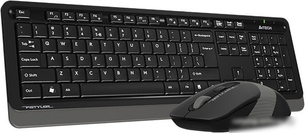 Клавиатура + мышь A4Tech Fstyler FG1010 (черный/серый)