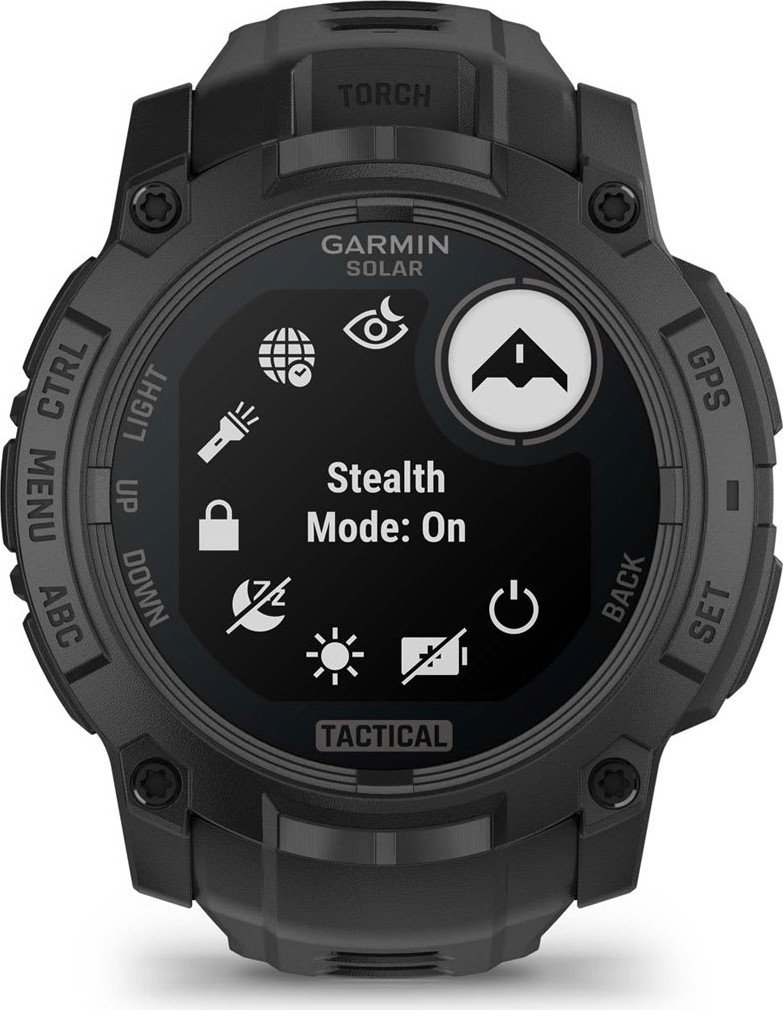 Умные часы Garmin Instinct 3 Solar Tactical Edition 50 мм (черный)