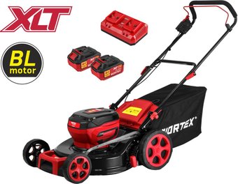 Газонокосилка Wortex CLM 4536 XLT Set 2334120 (с 2-мя АКБ)