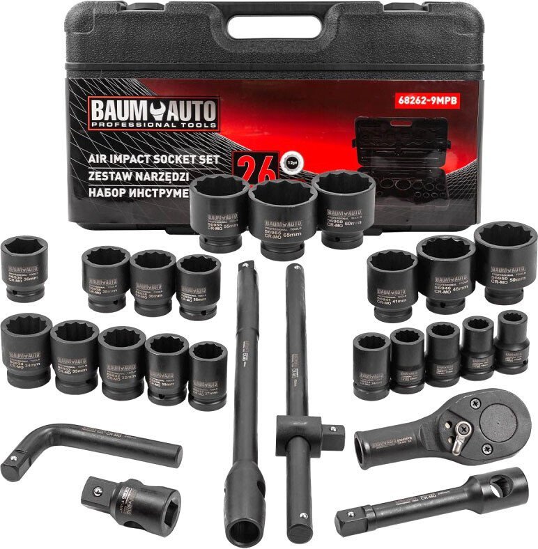 Универсальный набор инструментов BaumAuto BM-68262-9MPB (26 предметов)