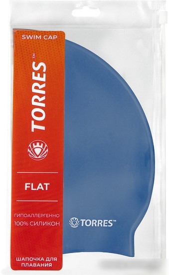 Шапочка для плавания Torres Flat SW-12201BL