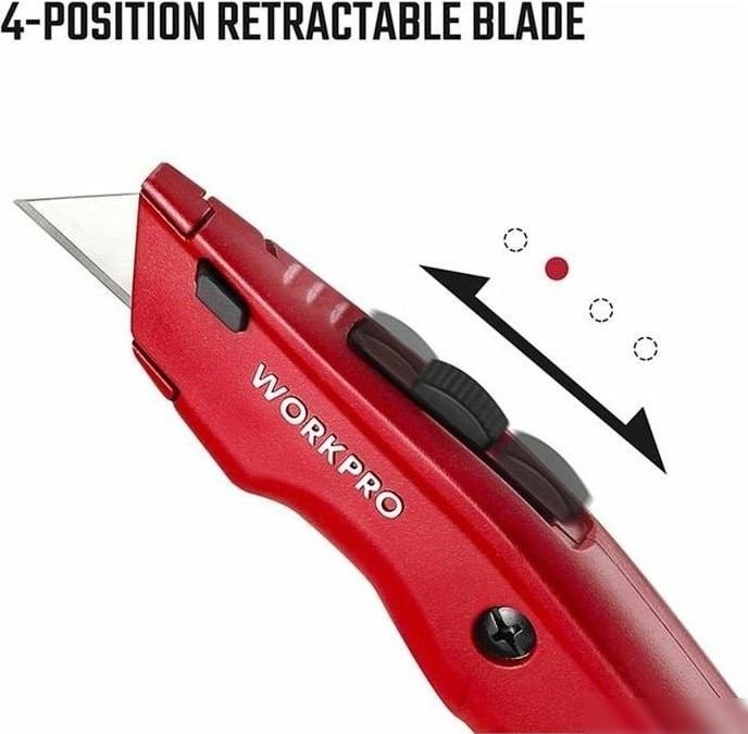 Нож строительный Workpro WP213017