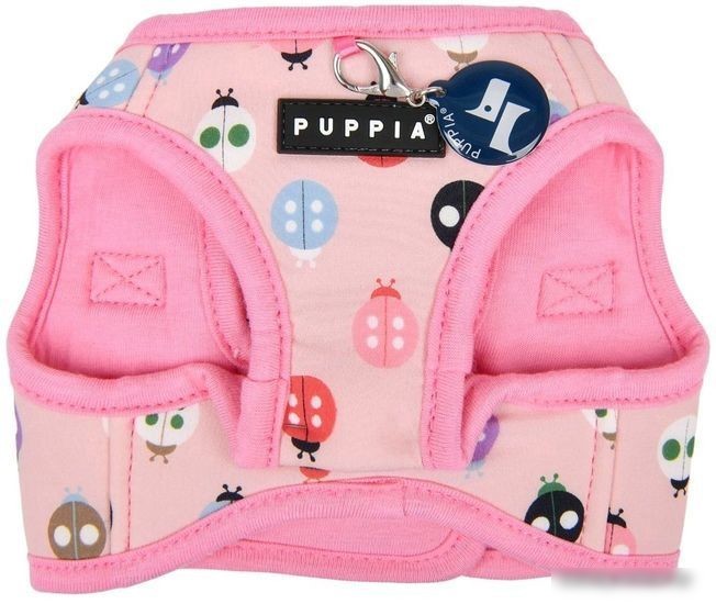 Шлейка-жилетка Puppia Lady Beetle-B PAWA-HB1957-PK-M (розовый)