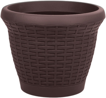 Кашпо Serinova Rattan №2 20-HS0211102-200100 (антрацит)
