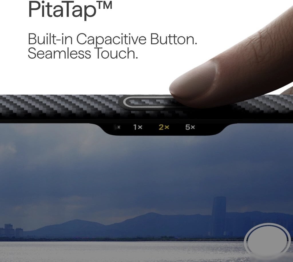 Чехол для телефона Pitaka Ultra-Slim для iPhone 17 (600D Black/Grey Twill)