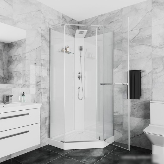 Душевая кабина Cerutti Spa CHIKA901T 90x90