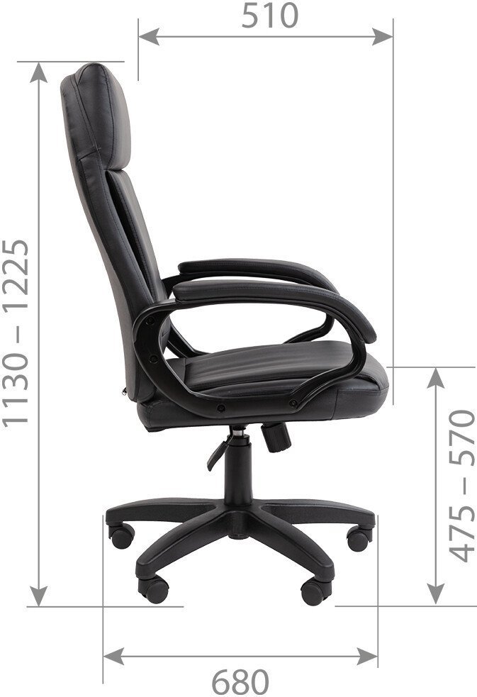 Офисное кресло CHAIRMAN 794LT (черный)
