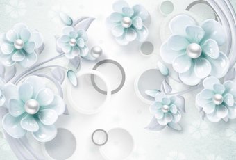 Фотообои Vimala Векторные цветы 20 270x400