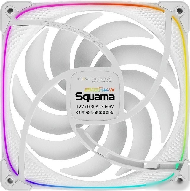 Комплект вентиляторов для корпуса Geometric Future Squama 2503R-14 Triple Pack (белый)