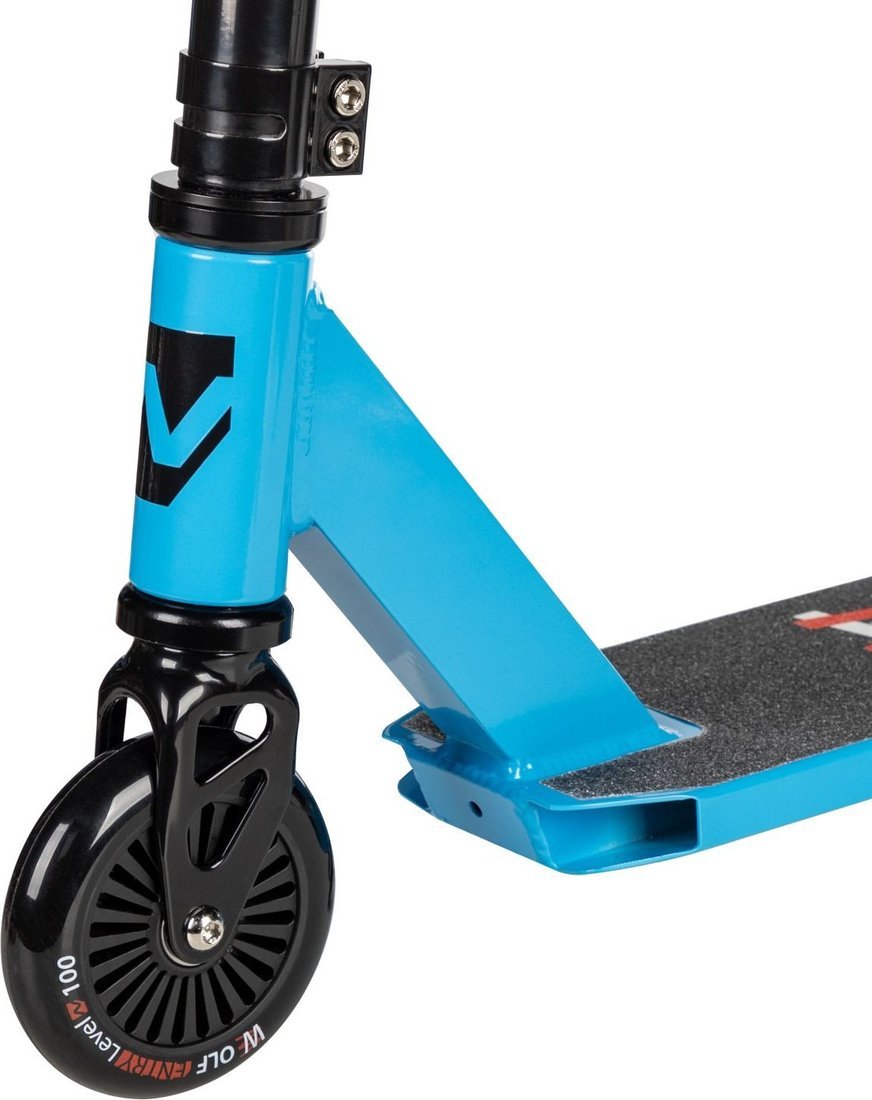 Трюковый самокат Novatrack Wolf 100P.WOLF.BL25 (синий)