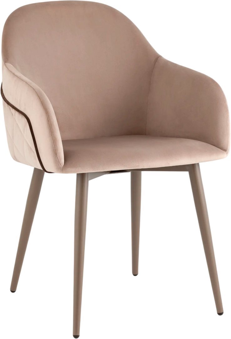 Стул с подлокотниками Stool Group Новел LV-110-H61/H74K-02-7006P (серо-коричневый)