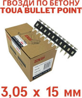 Гвозди для пистолета Toua NC30515 (1000 шт)