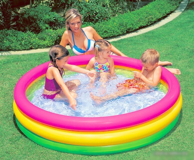Надувной бассейн Intex Sunset Glow 147х33 (57422)