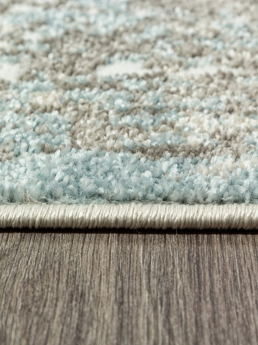 Ковер для жилой комнаты Merinos Naturel F229-STAN-BEIGE-BLUE (3x4)