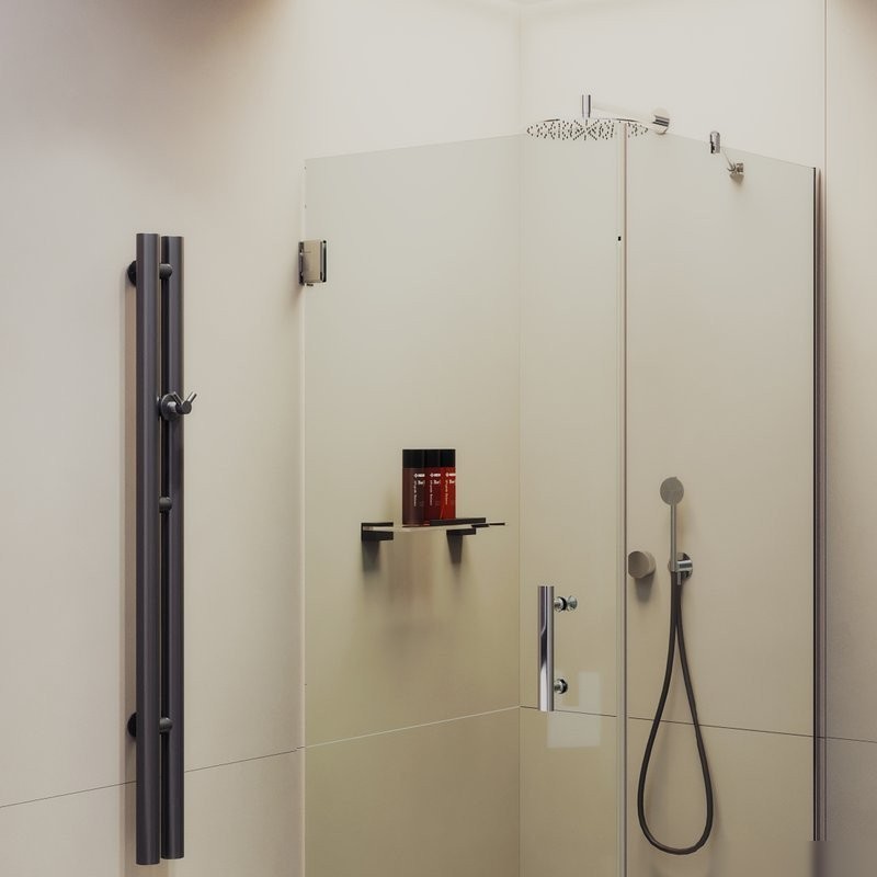 Душевой уголок MaybahGlass MGY-1303-4 (бесцветное стекло/хром глянцевый)