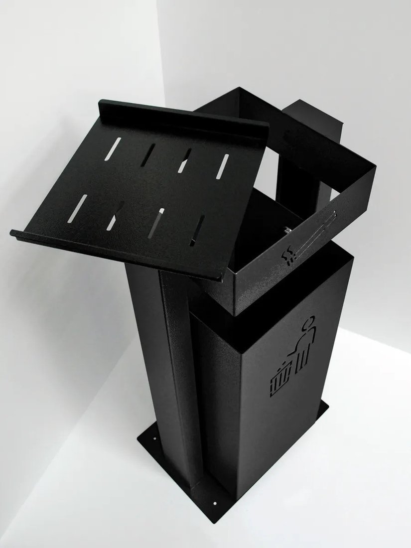 Уличная урна BZT DumSP6 (черный)
