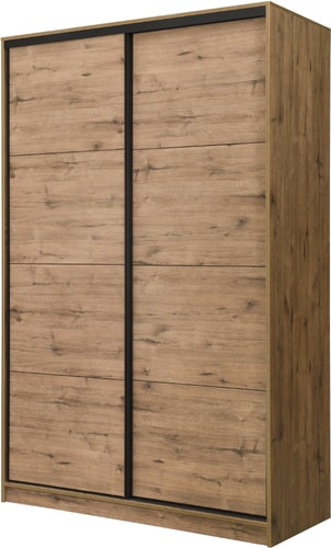 Шкаф-купе Рэйгрупп Bromo VVH 03 РГ-10.03 B 160 VVH 160x220.5 (дуб велингтон/черный)