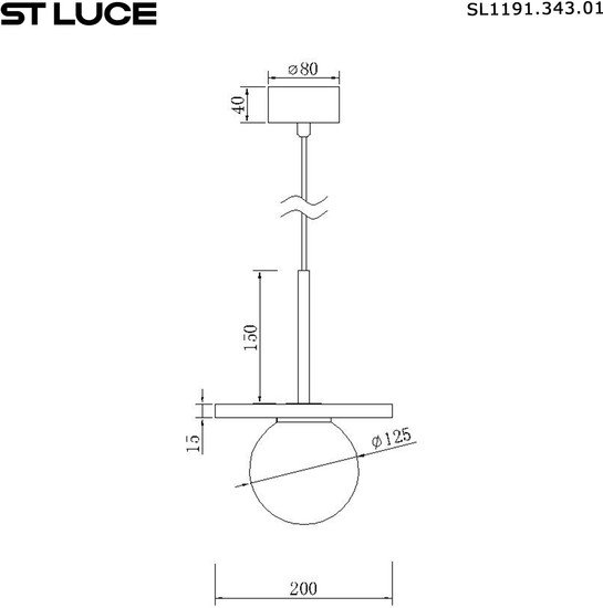 Подвесная люстра ST Luce SL1191.343.01