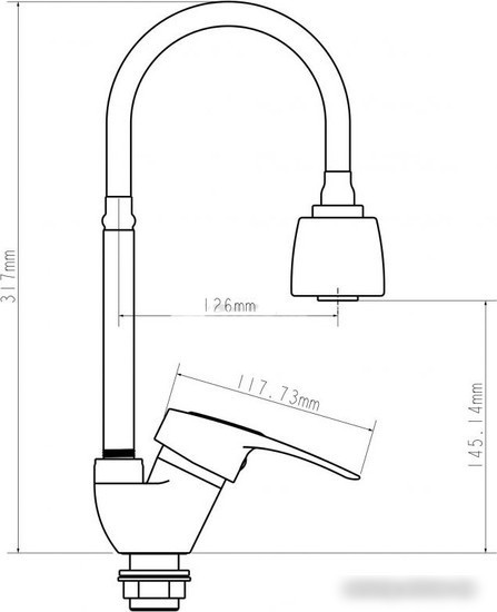 Смеситель Econoce EC0291WT