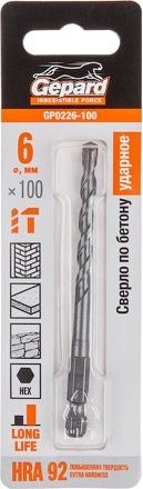Сверло Gepard GP0226-100