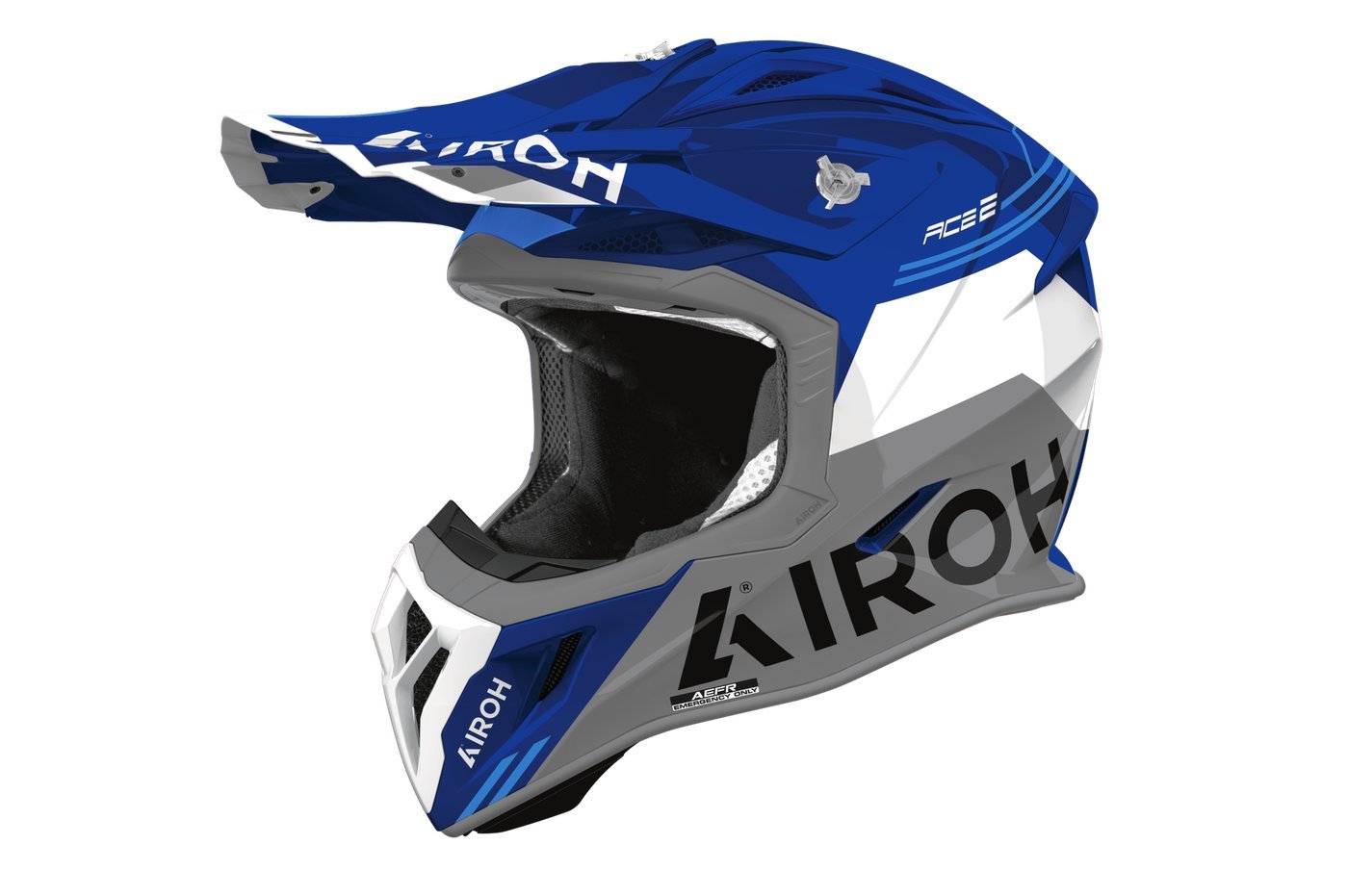 Мотошлем Airoh Aviator Ace 2 Fury AV22F18-M (M, синий глянец)