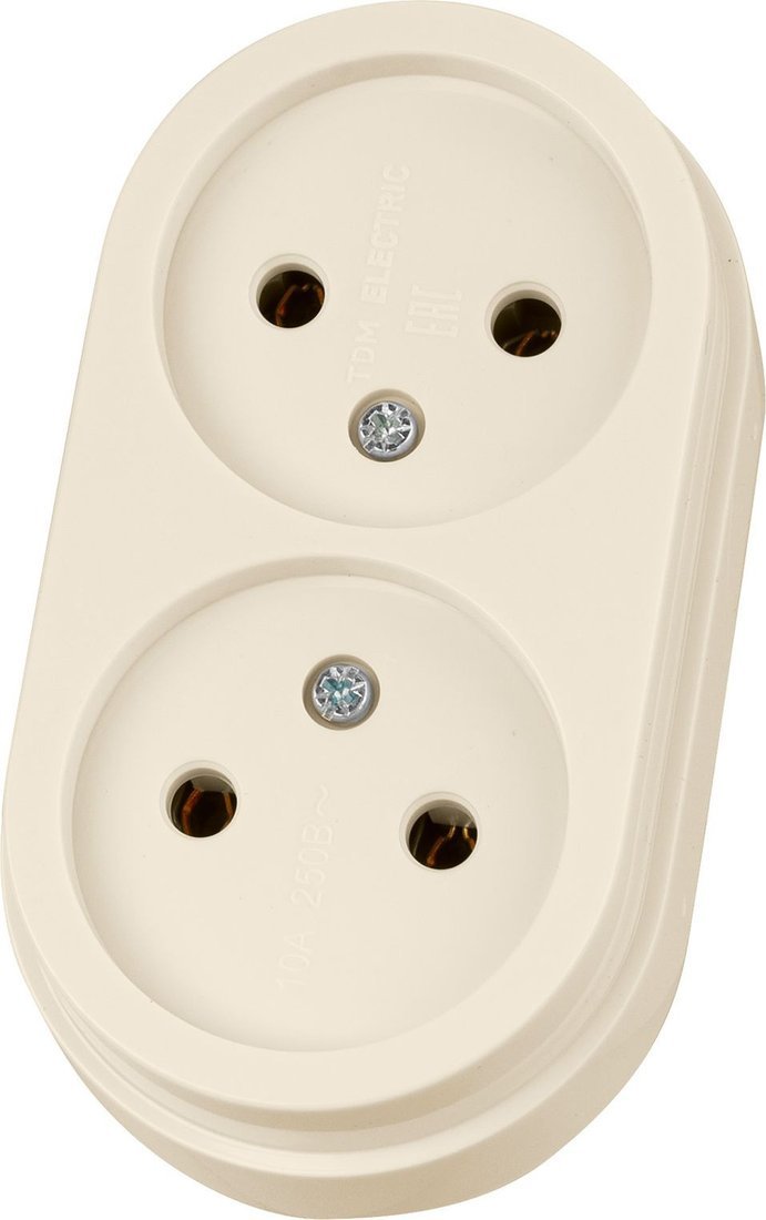 Розетка TDM Electric Ретро SQ1806-0530 (слоновая кость)