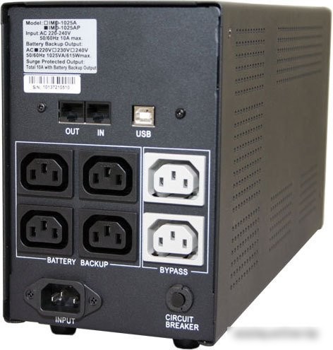 Источник бесперебойного питания Powercom Imperial IMP-1500AP 1500VA
