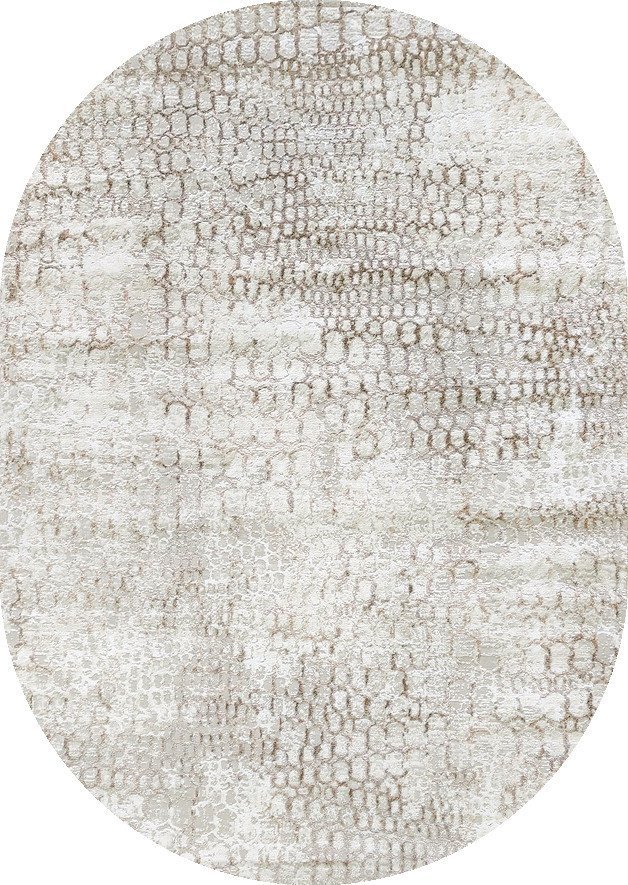 Ковер для жилой комнаты Safyun Victoria HL619-CREAM-D.BEIGE-OVAL (1.6x2.3)