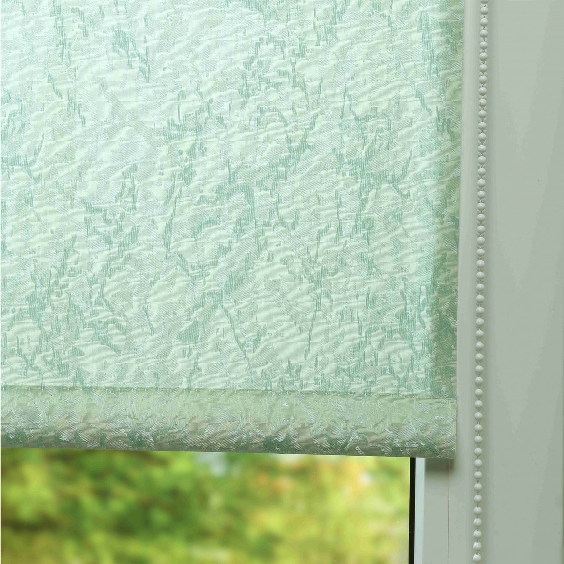 Рулонные шторы Lm Decor Жаккард LM 66-22 220x185 (салатовый)