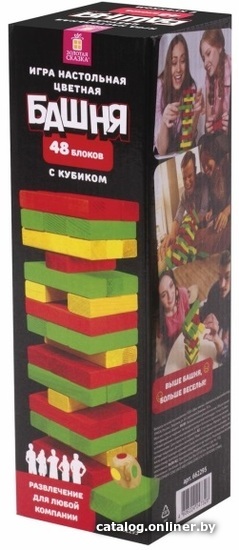 Настольная игра Золотая сказка Цветная башня 662295
