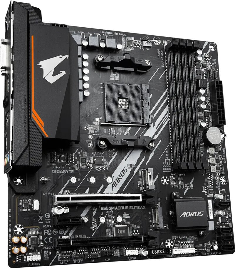Материнская плата Gigabyte B550M Aorus Elite AX (rev. 1.4)