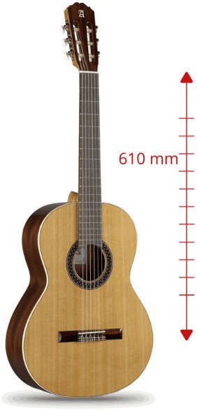 Акустическая гитара Alhambra 1C HT 3/4 - With 10-mm Gigbag