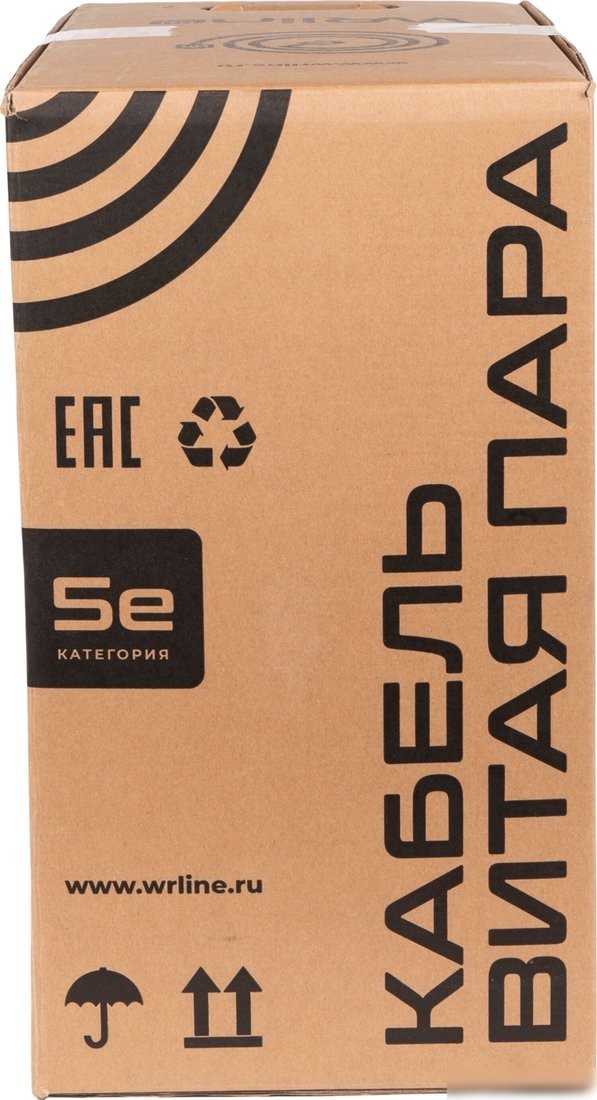 Кабель WRline WR-UTP-4P-C5E-PE-BK (305 м)