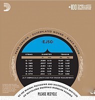 Струны для гитары D'Addario EJ50