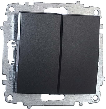 Выключатель проходной Elbi Zena-Vega 609-011100-211 (графит)