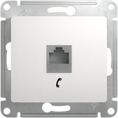 Розетка телефонная Schneider Electric Glossa GSL000181T (белый)