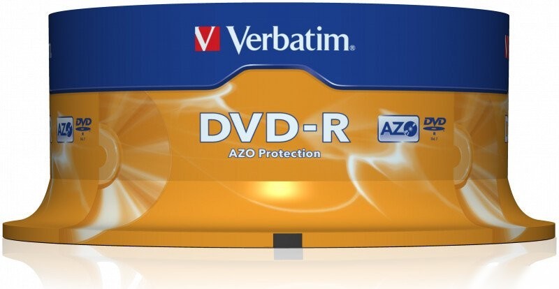 DVD-R диск Verbatim 4.7Gb 16x 43522 (25 шт.)